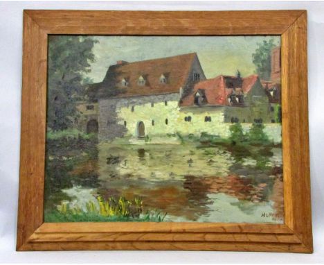 W. W. Hopkin (20th Century) - 'The Friary, Aylesford, Kent' (1954), signed and dated lower right with South Eastern Federatio