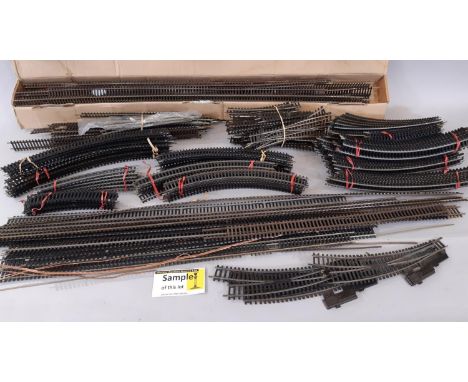 Large quantity of 00 gauge railway track by Peco, Wrenn, Hornby, Lima and Grafar including long 87cm lengths, points, curved 