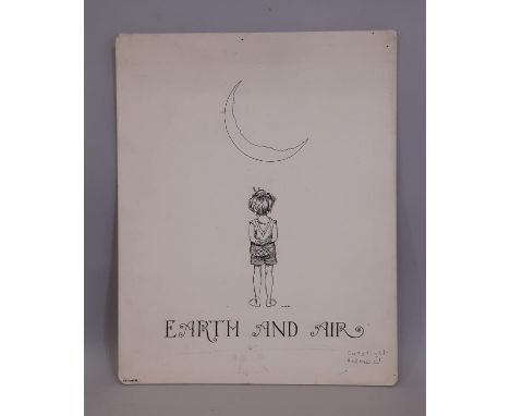 William Heath Robinson (British, 1872-1944) - 'Earth and Air', from 'Peacock Pie, a Book of Rhymes' by Walter de la Mare, wit