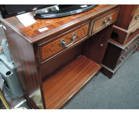 A reproduction hall shelf