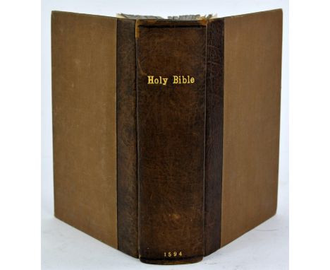 [Breeches Bible] The Bible : translated according to the Ebrew and Greeke . . .Imprinted at London by the Deputies of Christo