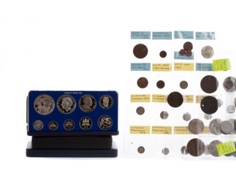 COLLECTION OF COIN SETS AND OTHER COINS, including the first coinage of Papau New Guinea proof set, coining of Belize proof s