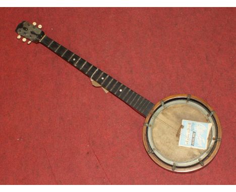 A vintage 5-string banjolele 90cm long