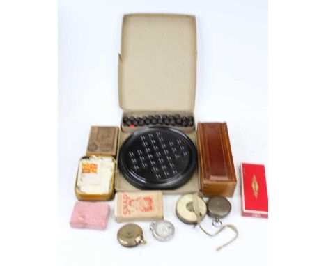 A collection of miscellaneous items, to include a gent's Thomas Russell &amp; Son of Liverpool base metal cased hunter pocket