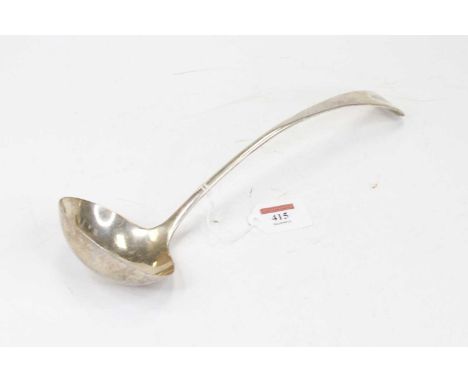 An Edwardian silver soup ladle, in the Old English pattern, maker  Mappin &amp; Webb, Sheffield 1907, 6.8oz 