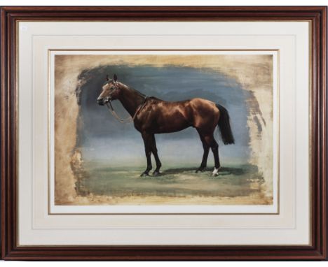 A large framed print  "Pilsudski", signed in pencil Susan Crawford