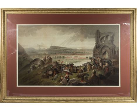 A large framed print, Size 45 x 76cm