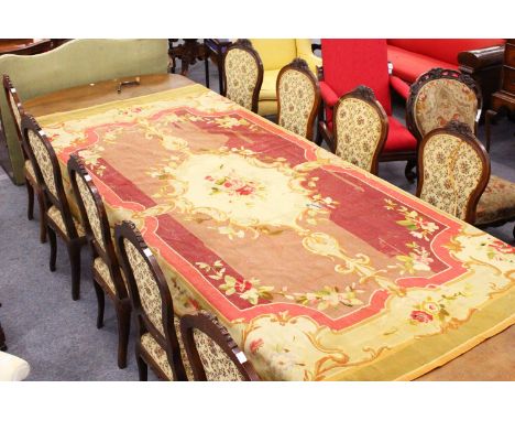 A GOOD AUBUSSON FLORAL TAPESTRY. 325cms x 192cms.