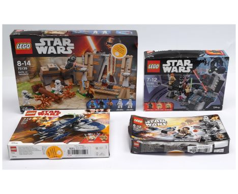 Lego (Sealed) Star Wars group to include (1) #75139 Battle on Takodana; (2) #75169 Duel on Naboo; (3) #75195 Ski Speeder vs. 