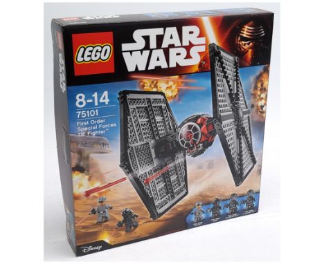 Lego (Sealed) #75101 Star Wars - First Order Special Forces TIE Fighter, within Excellent to Near Mint sealed packaging.