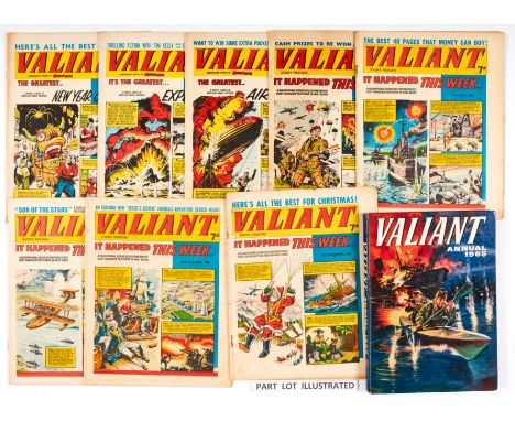 Valiant (1965) 2 Jan-25 Dec Complete year. Starring Captain Hurricane, Kelly's Eye, The Steel Claw and Mytek the Mighty with 