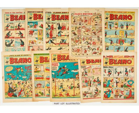 Beano (1951) 442-493 complete year including No 452 the first appearance of Dennis the Menace [vg] with the Easter Fun Number