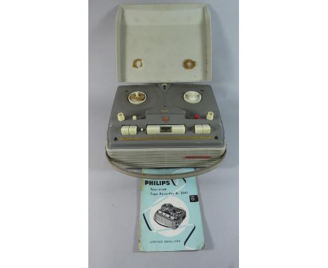 A Vintage Philips Reel to Reel Tape Recorder 