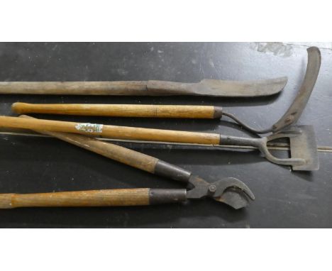 Four Vintage Garden Tools 