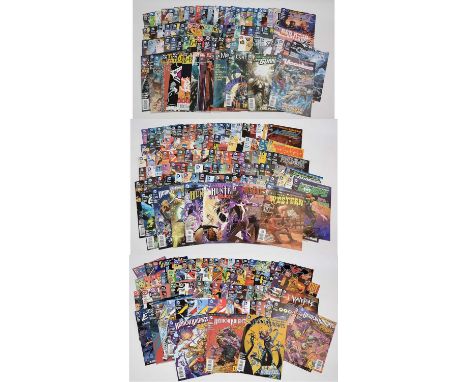 Modern comics by DC, titles include: Manhunter; Constantine; Engine Head; Bloodhound; Voodoo; Deadman; Challengers Of The Unk
