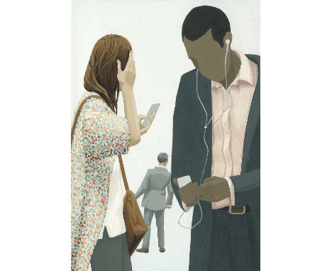 'Devices 1' medium: enamel on board PLEASE NOTE THAT FINAL INVOICES WILL INCLUDE BUYERS PREMIUM AT 27% (INCLUSIVE OF VAT) ADD