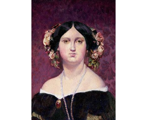 'Detail from Ingres' portrait: Madame Paul Sigisbert Moitessier 1851. 57 3/4 x 39 1/2. National Gallery of Art Washington D.C