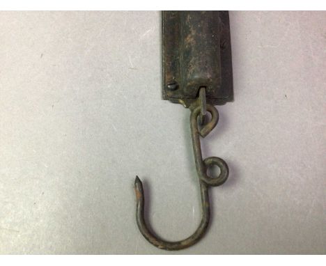1940 SALTERS NO2 BRASS SPRING BALANCE and two wood working toolsQty: 3