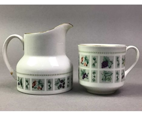 ROYAL DOULTON PART TEA SERVICE AND ANOTHER TEA SERVICE  the Royal Doulton service in the Tapestry pattern