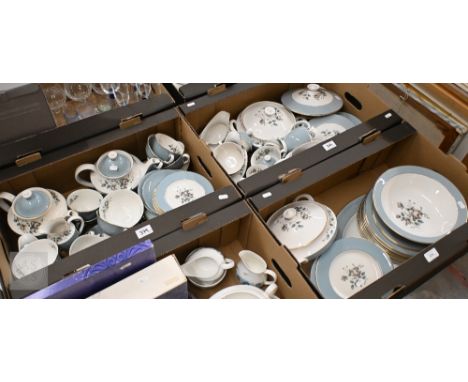 An extensive Royal Doulton 'Rose Elegans' dinner/tea service&nbsp; (3 boxes) 