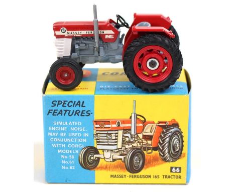 Corgi: A boxed Corgi Toys, Massey-Ferguson 165 Tractor, 66, mint boxed condition, original packaging.