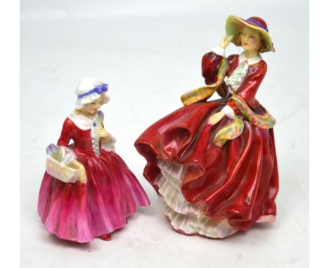 Two Royal Doulton figures 'Lavinia' and 'Top O' the Hill' (2).