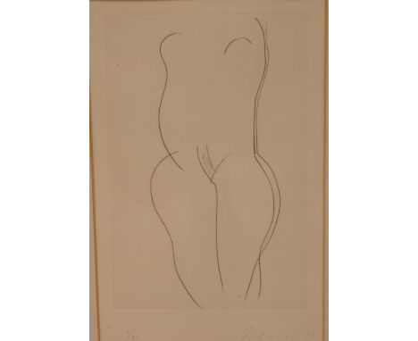 After Heimrad Prem; lithograph on paper, untitled, limited edition no6/30, signed and dated 1972 in pencil lower-right, 16 x 