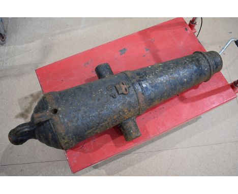 An early 19th Century Commercial Carronade cannon by Bailey &amp; Pegg &amp; Co, this particular model was used to arm commer