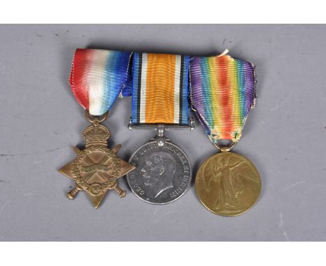 A WWI Army Service Corps Australian Imperial Force trio, awarded to Corporal F W Heywood (2119), the Victory and War medal wa