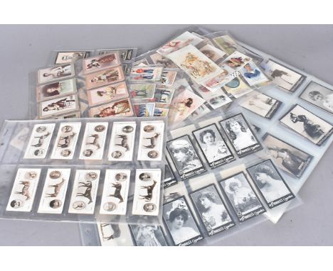 Cigarette Cards Set and Odds, various examples from earlier and more unusual sets mainly in plastic sleeves includes, Salmon 