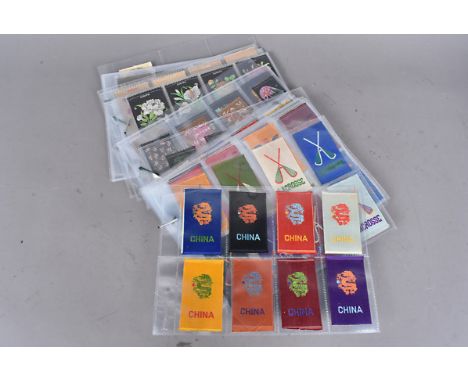 Silk Issues, various part sets all in plastic sleeves La Favorita Old Masters M18/20 and Turkish Macedonian Tobacco, Flowers 