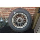 15" Wire Framed Wheel from an Austin Healey