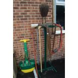 Vintage Garden Tools and a Seed Spreader etc.