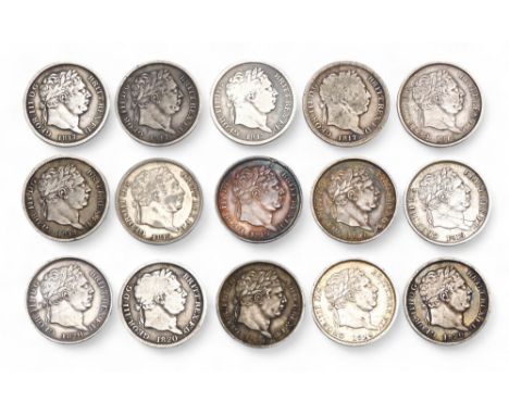 GEORGE III&nbsp;(1760-1820)&nbsp;1 SHILLING 1817 Obverse New laureate portrait of King George III right, legend around date b