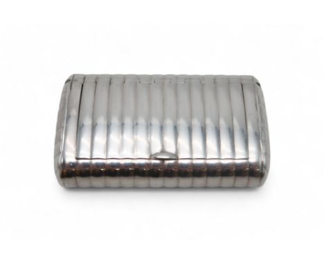A GEORGE III SILVER SNUFF BOX by William Boot, Birmingham 1807, with all-over quilted decoration, gilt interior, 6 x 4cm, 51g