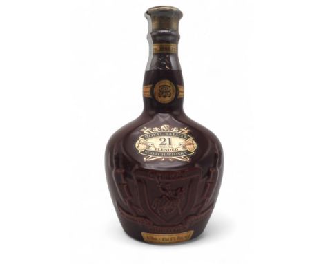 ROYAL SALUTE 21 YEAR OLD RUBY FLAGON One Bottle Of Chivas Brothers Royal Salute 21 Year Old Blended Scotch Whisky Presented I