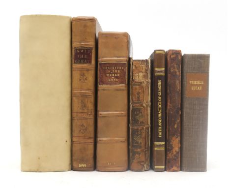 A COLLECTION OF 17th CENTURY VOLUMES Lilly, William Christian Astrology modestly Treated of in three Books. Second Edition, P