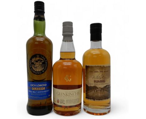 SCOTCH SINGLE MALT WHISKY One Bottle of Loch Lomond Classic Single Malt Scotch Whisky 70cl e 40% vol with carton One bottle o