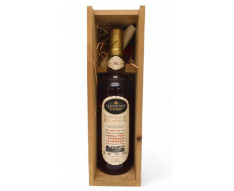 GLENGOYNE 1968 VINTAGE RESERVE 25 YEARS OLD&nbsp; One Bottle Of Cask Strength Glengoyne Vintage Reserve Single Highland Malt 