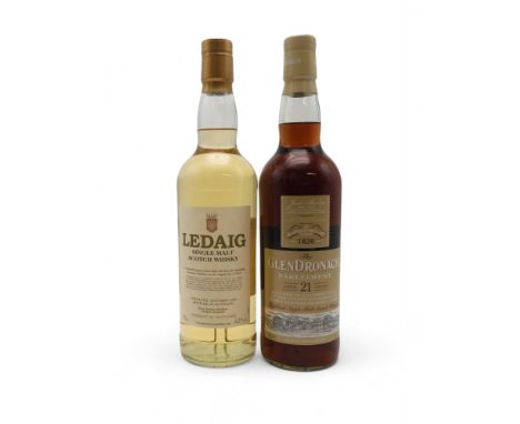 THE GLENDRONACH PARLIAMENT&nbsp; Highland Single Malt Scotch Whisky Aged 21 years 700ml e 48% vol LEDAIG&nbsp; Single Malt Sc