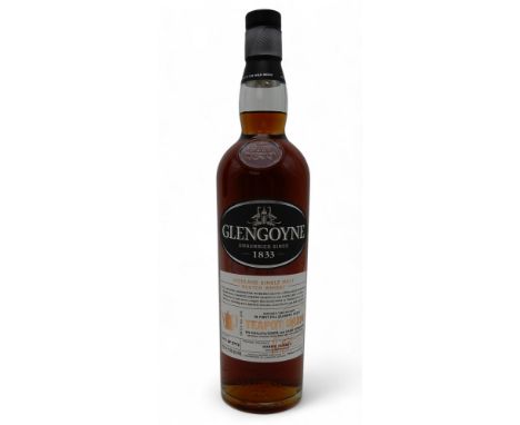 GLENGOYNE TEAPOT DRAM BATCH NO. 006One bottle of cask strength  Glengoyne Highland Single Malt Scotch Whisky bottle no. 0902 