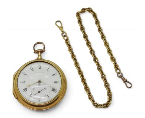 THE WATCH OF LIEUTENANT-GENERAL SIR JOHN BENNET HEARSEY K.C.B. with classic white dial with black Roman numerals and subsidia