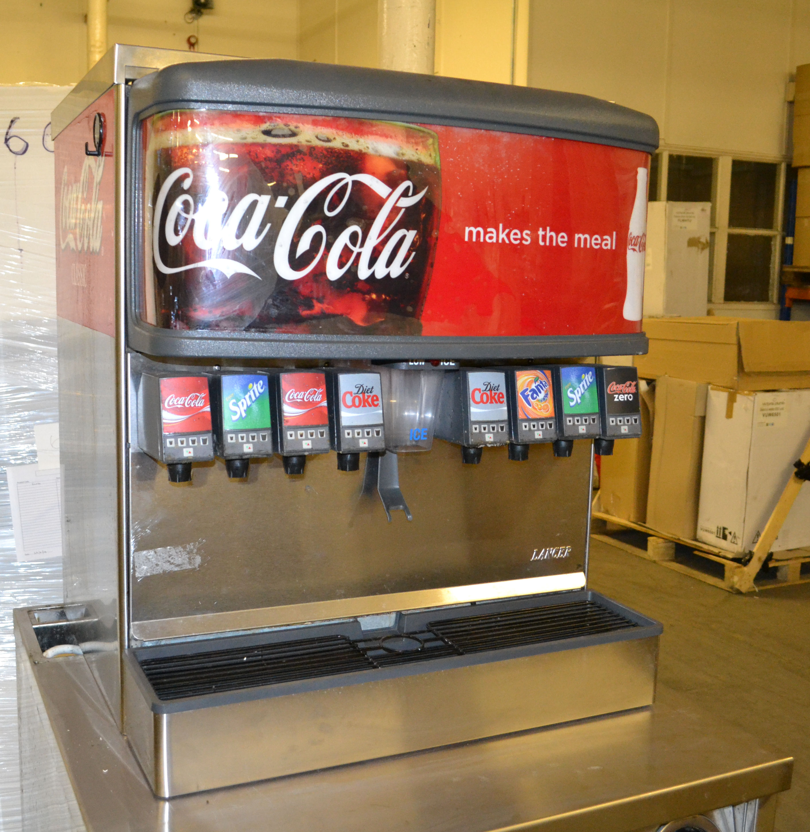 1 x Large Lancer Ice Beverage Dispenser Model 4500 854558H110 Ref