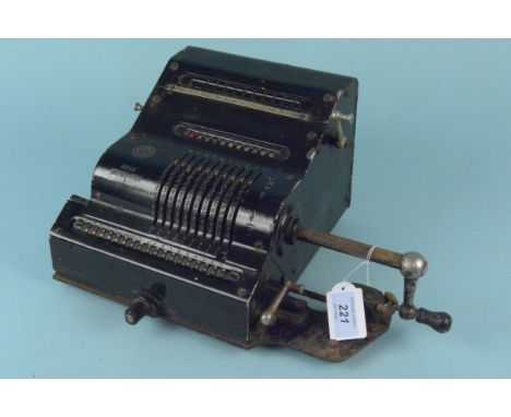 A vintage circa 1930's Nova Brunsviga calculator, Model IV, Grimme-Natalis &amp; Co
