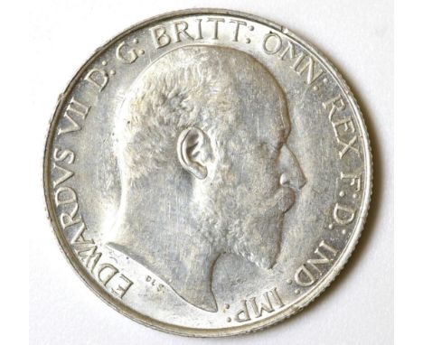 Edward VII (1901-1910), florin, 1906, bare head r. (S.3981). A few scattered bag marks, almost uncirculated
