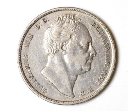William IV (1830-1837), halfcrown, 1836, bare head r., (S.3834). Wiped or lightly cleaned, good very fine or better
