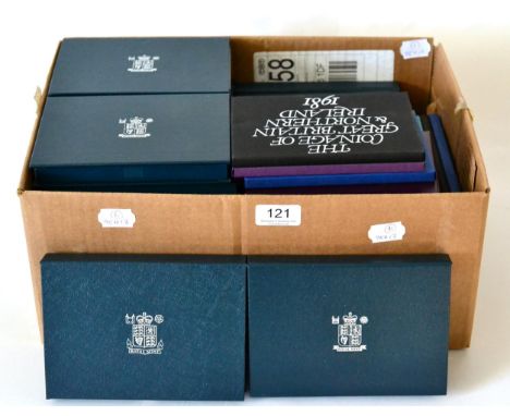 38 x Royal Mint Proof Sets comprising: 1970(x2), 1977, 2 each of 1980 to 1995 inclusive, 1996, 1997 &amp; 1998; all in CofI &