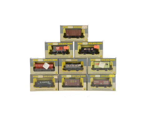 Wrenn 00 Gauge Freight Stock, Fourteen assorted, including salt wagons W4665P and W5021, 6-wheeled tanker W5013, hopper wagon