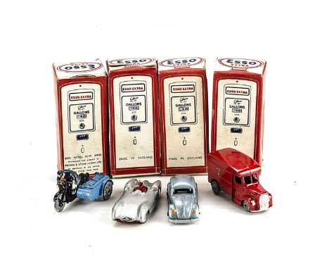 Morestone Esso Petrol Pump Series, No.8 Volkswagen Saloon, No.11 Royal Mail Van, No.7 Mercedes-Benz Racing Car, No.2 R.A.C Mo