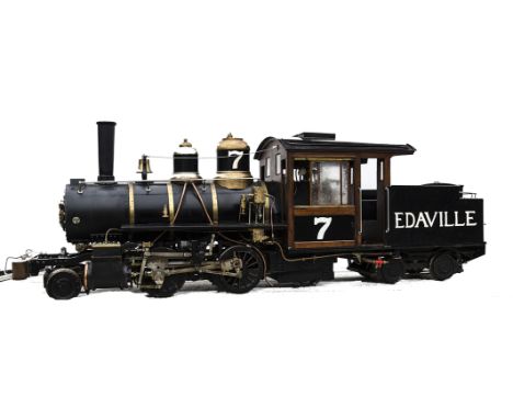 A 7¼” Gauge Live Steam ‘Mini Lucky Seven’ American-style 4-4-2T Locomotive, to Don Young’s design, apparently built in 2004, 